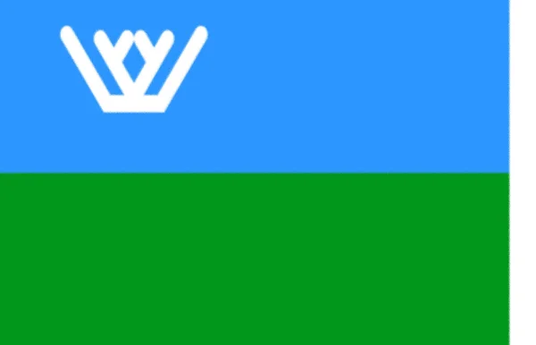 Flagge Von Yugra Russland — Stockfoto