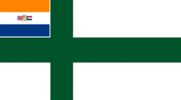 南アフリカの海軍旗 — ストック写真