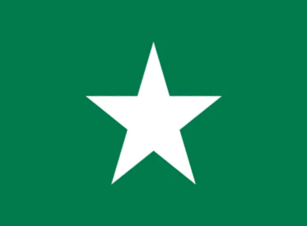 Republiken Stellaland Flagga Antagen 1882 — Stockfoto