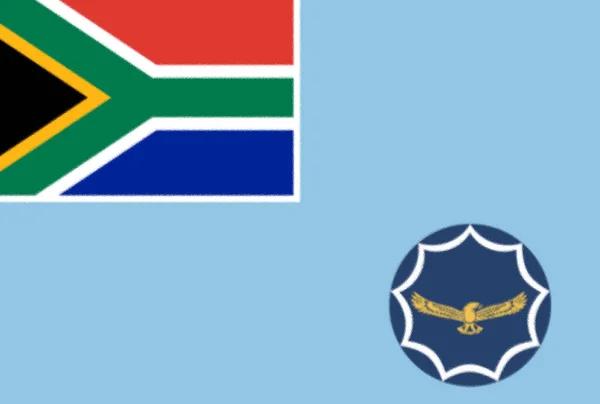 Vlajka Jihoafrické Armády — Stock fotografie
