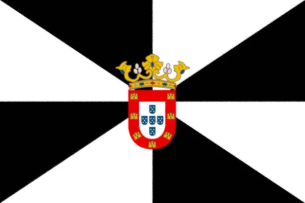 Bandeira Ceuta Espanha — Fotografia de Stock
