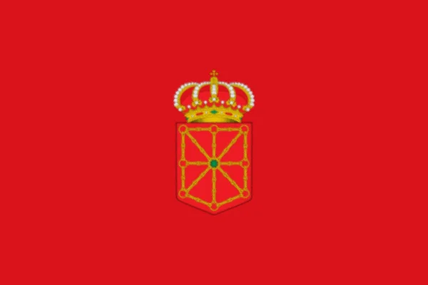 Flag Navarre Spain — Stock Photo, Image