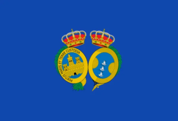Σημαία Huelva Ισπανία — Φωτογραφία Αρχείου