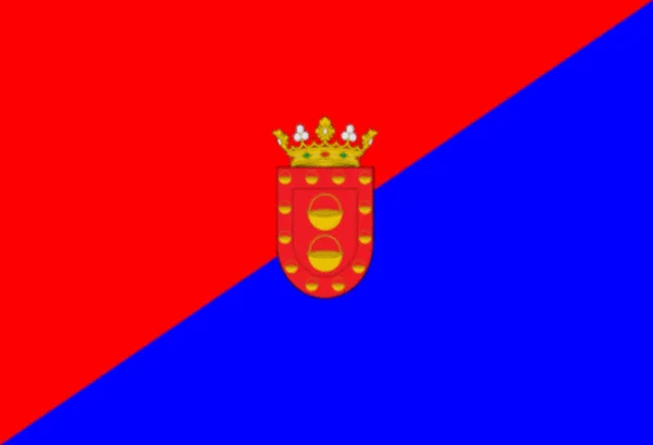 Lanzarotes Flagga Spanien — Stockfoto
