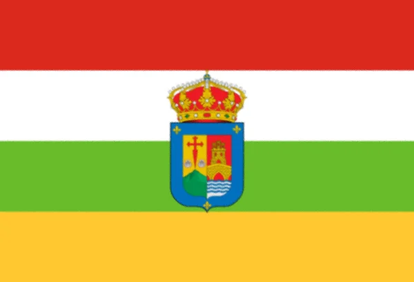 Flagga Rioja Spanien — Stockfoto