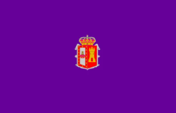 Vlag Van Burgos Spanje — Stockfoto