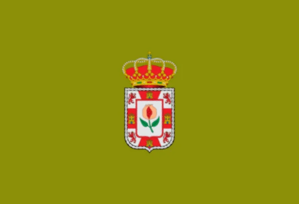Flagge Von Granada Spanien — Stockfoto