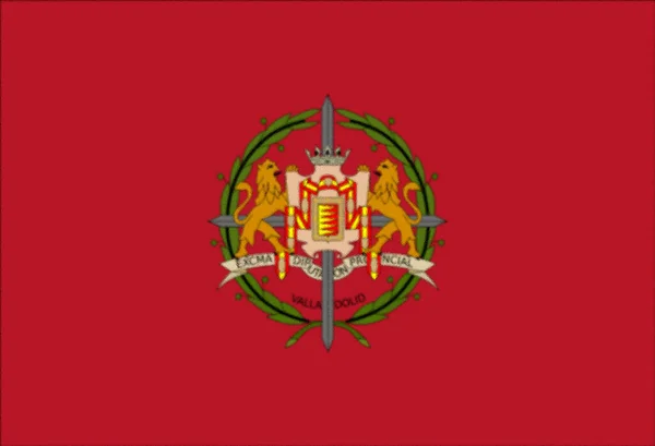 Прапор Вальядолід Іспанія — стокове фото