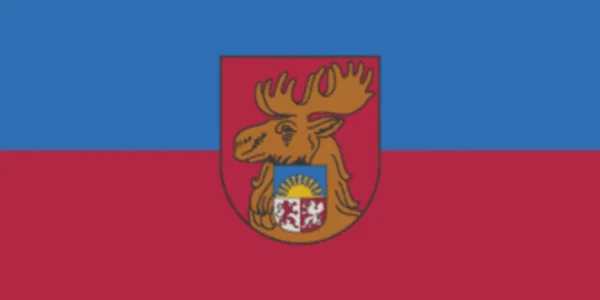 Прапор Муніципалітету Єлгава Латвія — стокове фото