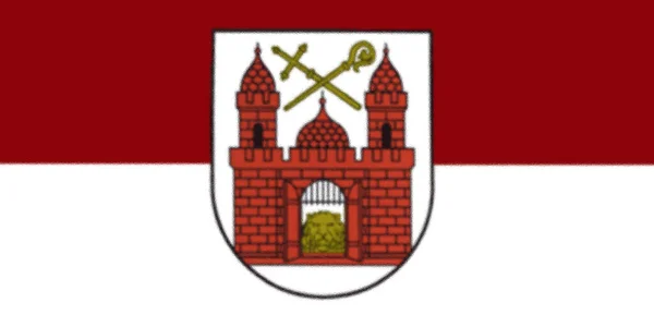 Σημαία Δήμου Λιμπαζίου Λετονία — Φωτογραφία Αρχείου