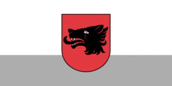 Bandiera Del Comune Balvi Lettonia — Foto Stock