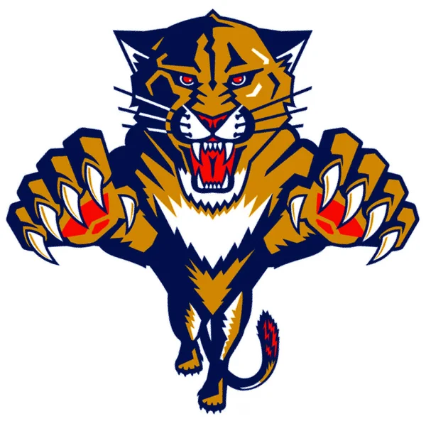 Logotipo Del Equipo Deportivo Hockey Florida Panthers —  Fotos de Stock