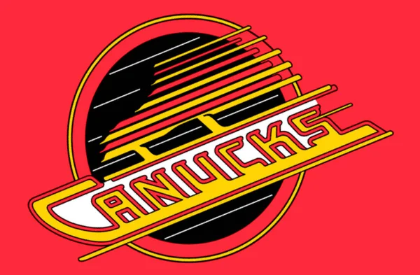 Vancouver Canucks Hokey Takımının Logosu — Stok fotoğraf