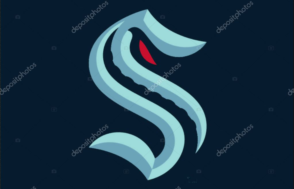 Logotype of Seattle Kraken hockey sports team