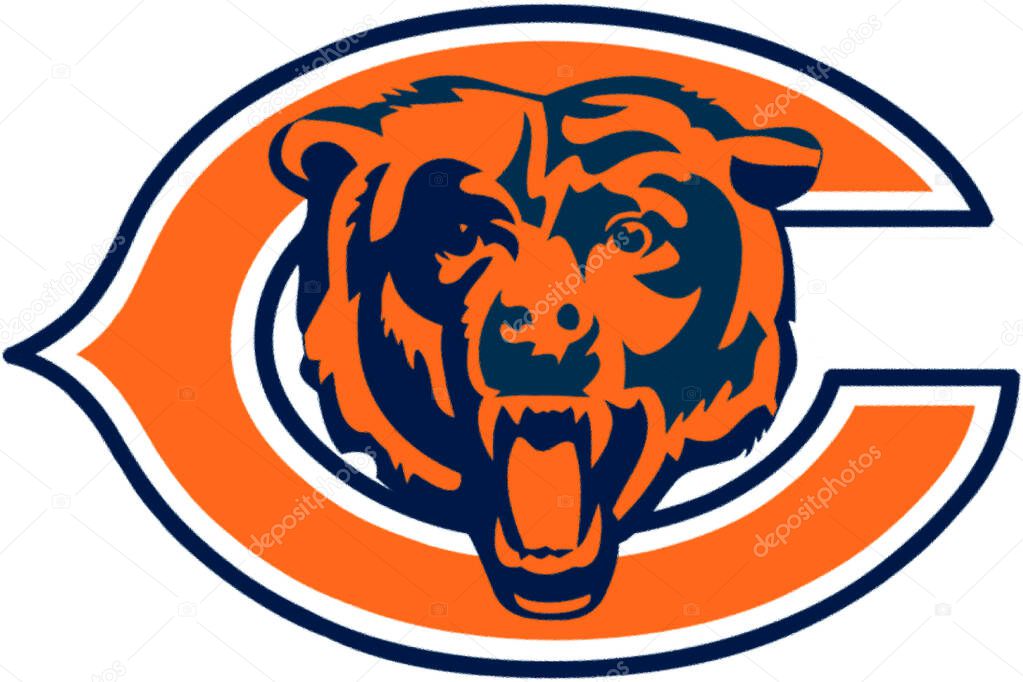 Logotype of Chicago Bears american football sports team