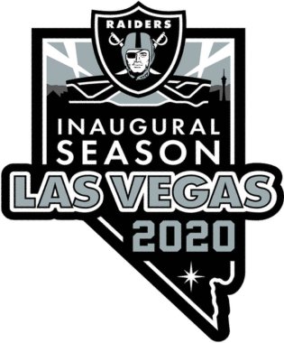 Logotype of Las Vegas Raiders american football sports team  clipart