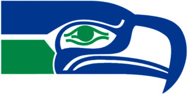 Seattle Seahawks Amerikan futbol takımının logotype 'u 