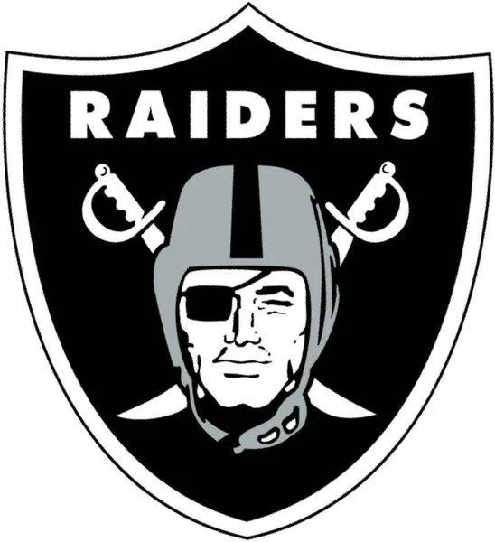 Las Vegas Raiders Amerikan futbol takımının logosu. 