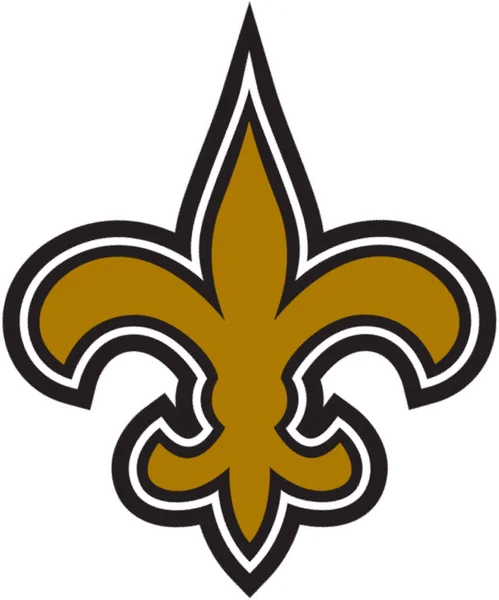 Logotyp För New Orleans Saints Amerikanska Fotbollslag — Stockfoto