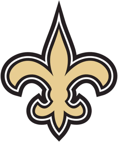 Logotyp För New Orleans Saints Amerikanska Fotbollslag — Stockfoto