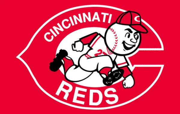 Logotype Cincinnati Red Sports Team — стокове фото