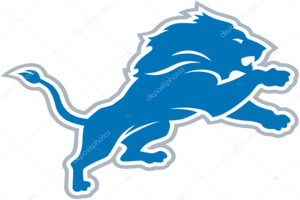 Logotype of Detroit Lions american football sports team