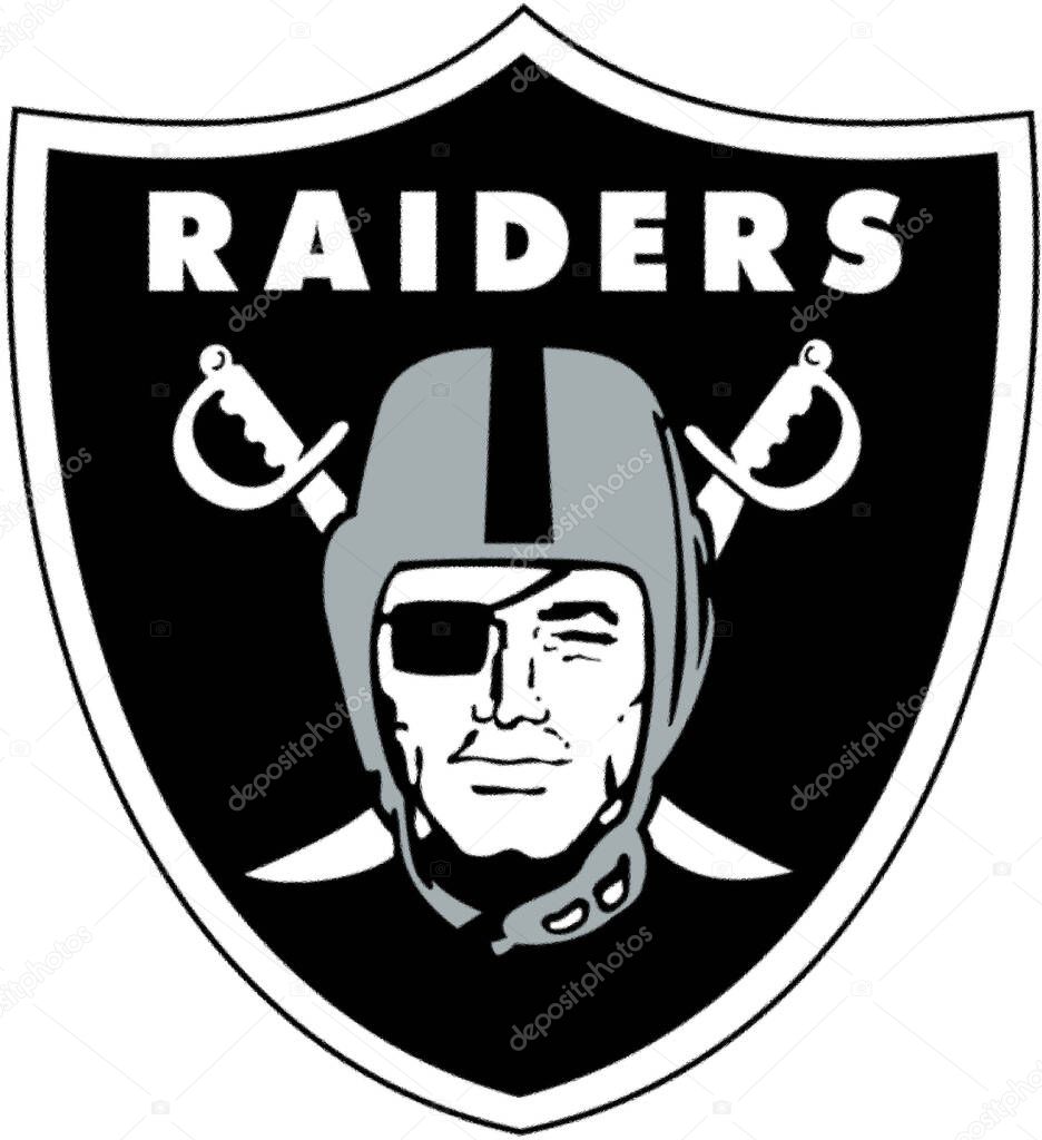Logotype of Las Vegas Raiders american football sports team
