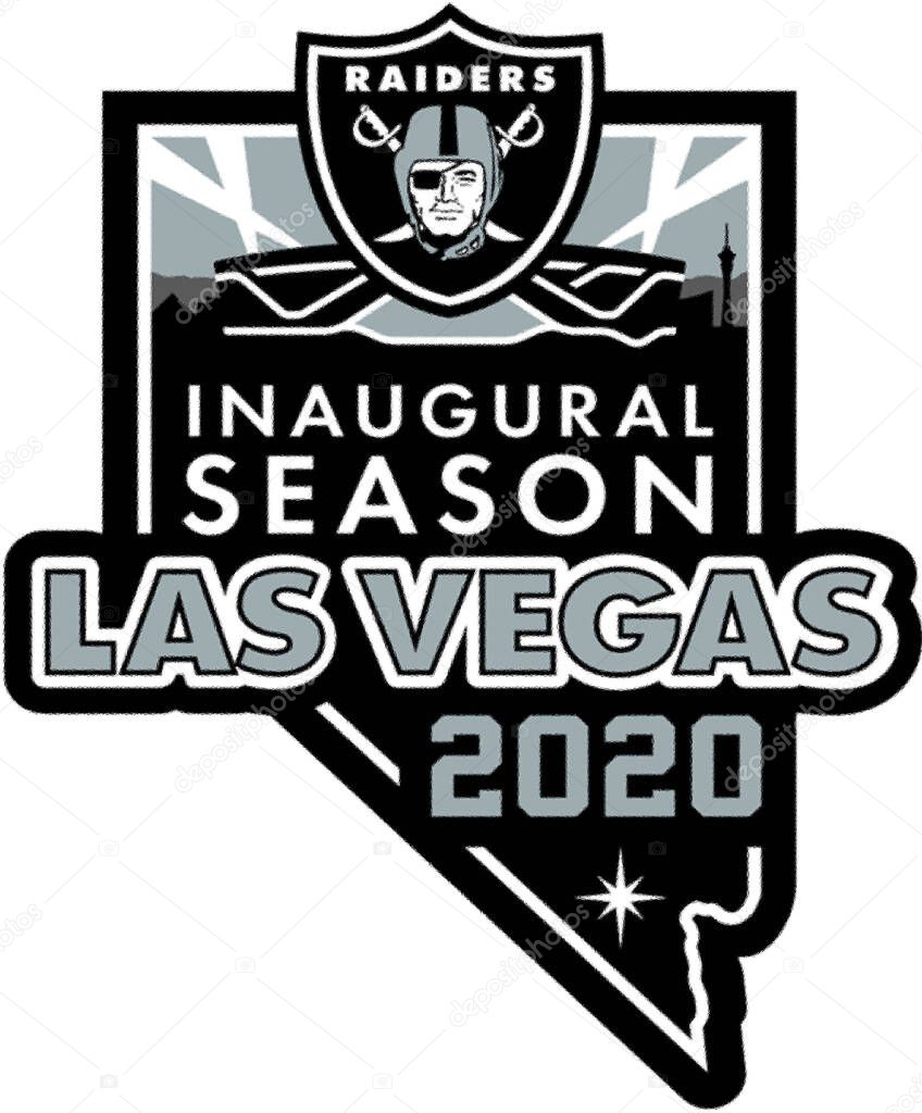 Logotype of Las Vegas Raiders american football sports team