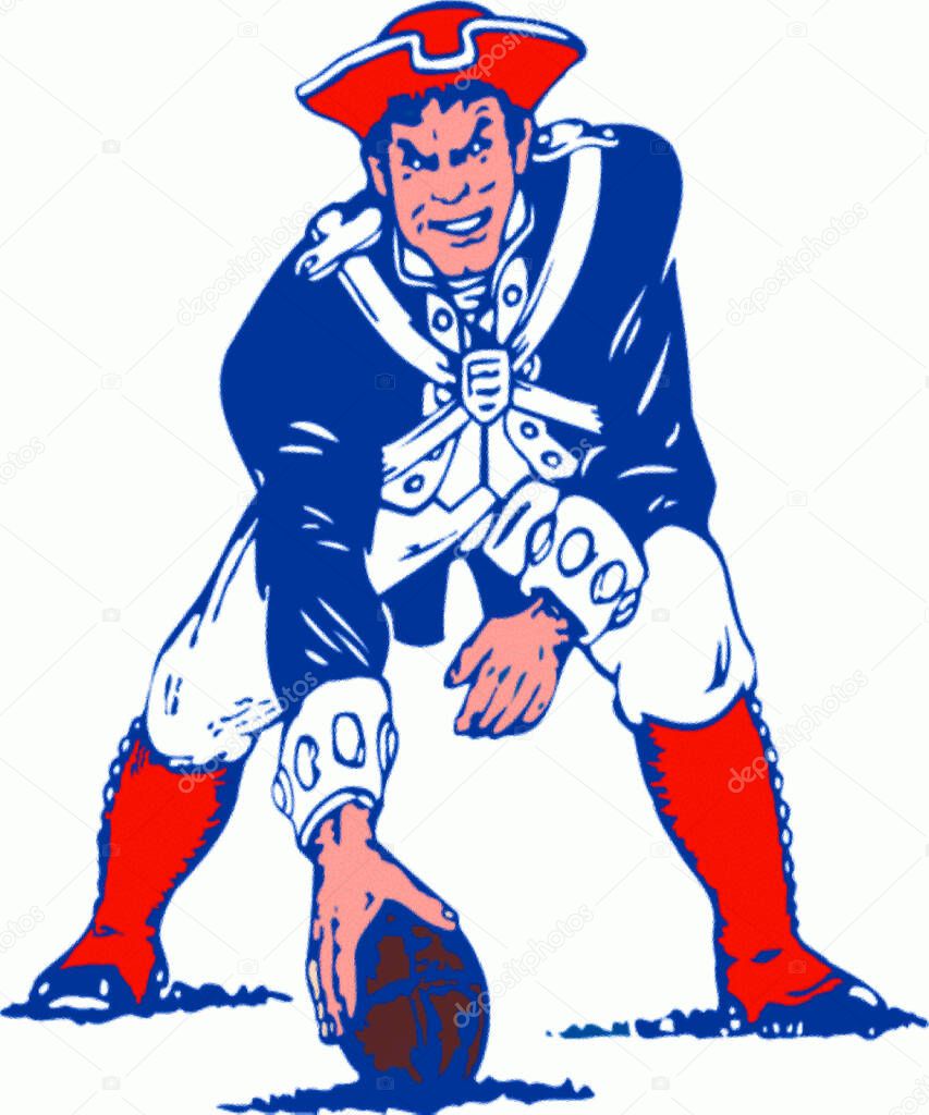 Logotype of New England Patriots american football sports team