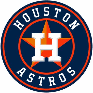 Houston Astros 'un beysbol takımının logosu.