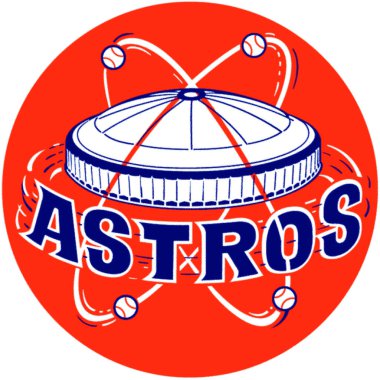 Houston Astros 'un beysbol takımının logosu.