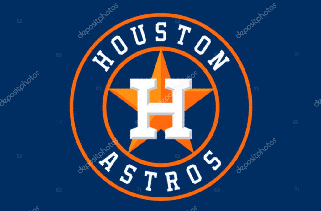 Logotype of Houston Astros baseball sports team