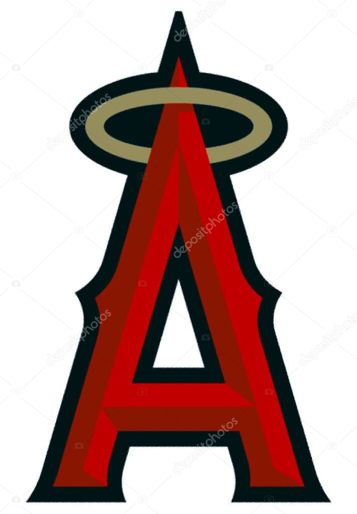 Logotype of California Angels baseball sports team