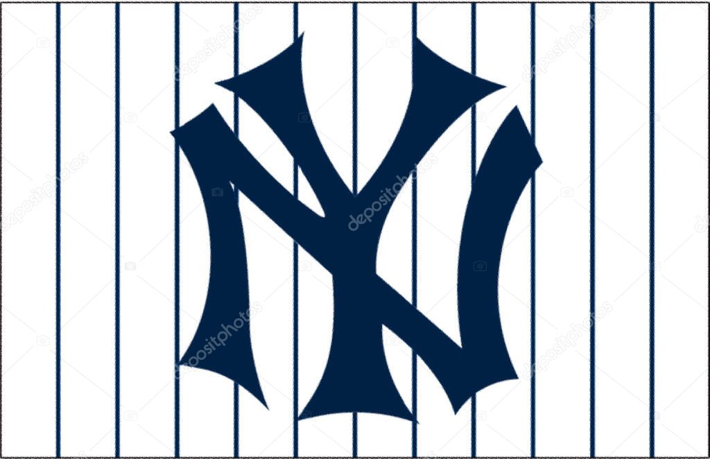 Logotype of New York Yankees baseball sports team