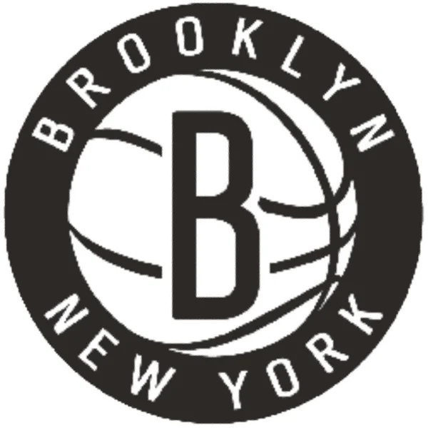 Logotype Brooklyn Nets Basketball Sports Team — Fotografia de Stock