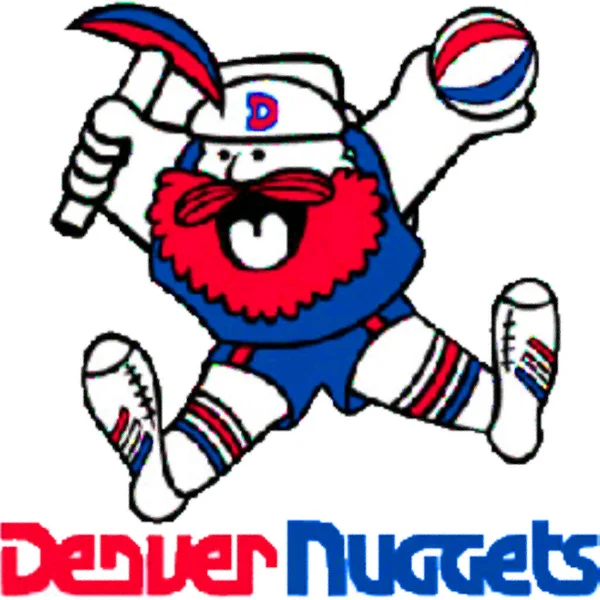 Logotype Denver Nuggets Basketball Sports Team — Stok fotoğraf