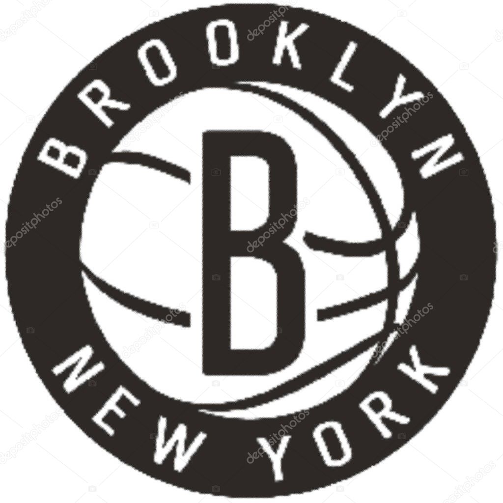 Logotype of Brooklyn Nets basketball sports team