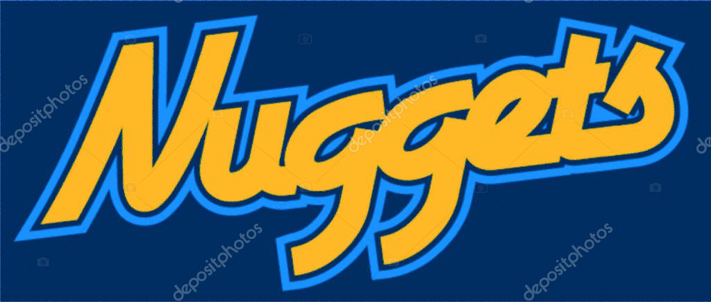 Logotype of Denver Nuggets basketball sports team