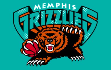 Logotype of Memphis Grizzlies basketball sports team clipart