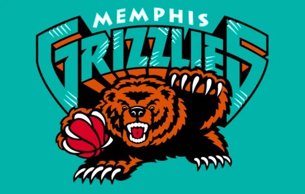 Logotype Memphis Grizzlies Basketball Sports Team — Foto Stock