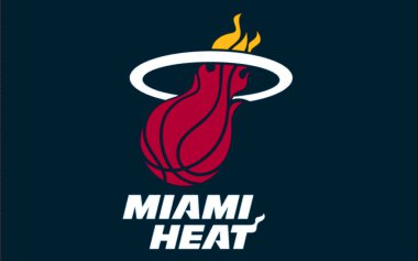 Logotype of Miami Heat basketball sports team