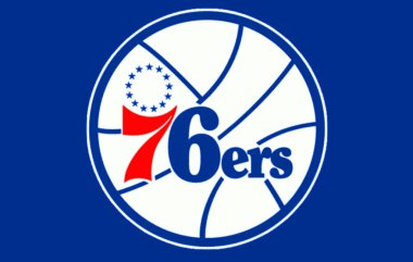 Logotype of Philadelphia 76ers basketball sports team