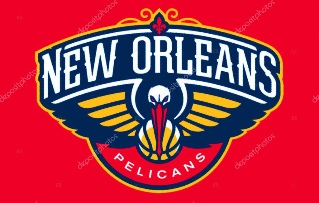 Logotype of New Orleans Pelicans basketball sports team