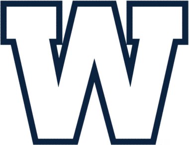 Logotype of Winnipeg Blue Bombers Canadian football sports team