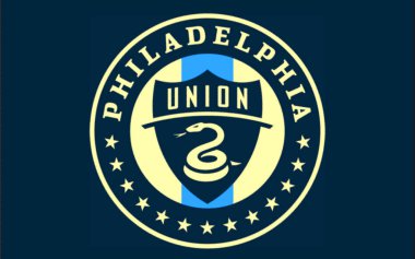 Logotype of Philadelphia Union football or soccer club from MLS league
