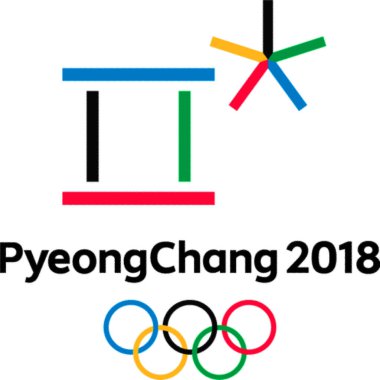 Logotype of XXIII Olympic Winter Games in Pyeongchang, South Korea 