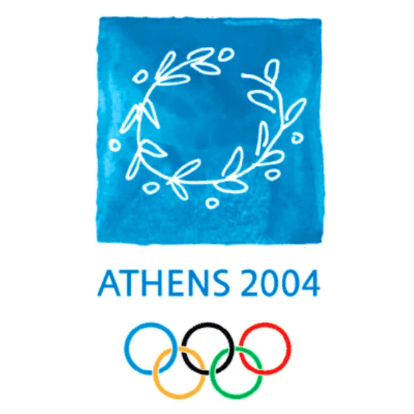 Identyfikacja Xxviii Letnich Igrzysk Olimpijskich Atenach Grecja — Zdjęcie stockowe