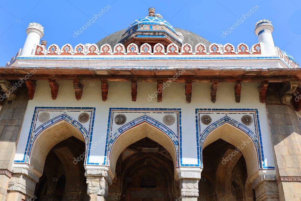 DELHI INDIA 02 11 2023 La tumba de Humayun es la tumba del emperador