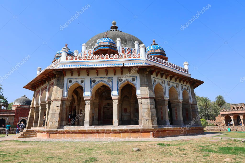 DELHI INDIA 02 11 2023 La tumba de Humayun es la tumba del emperador