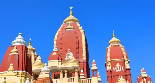 stock image DELHI INDIA - 02 11 2023: Laxminarayan Mandir is a Hindu temple dedicated to Laxminarayan in Delhi, India. Laxminarayan usually refers to Vishnu, the Preserver in the Trimurti, also known as Narayan